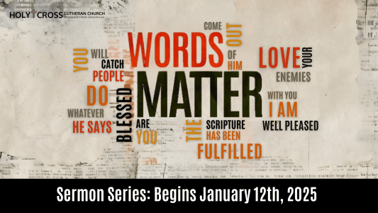 Sermon Series Words Matter